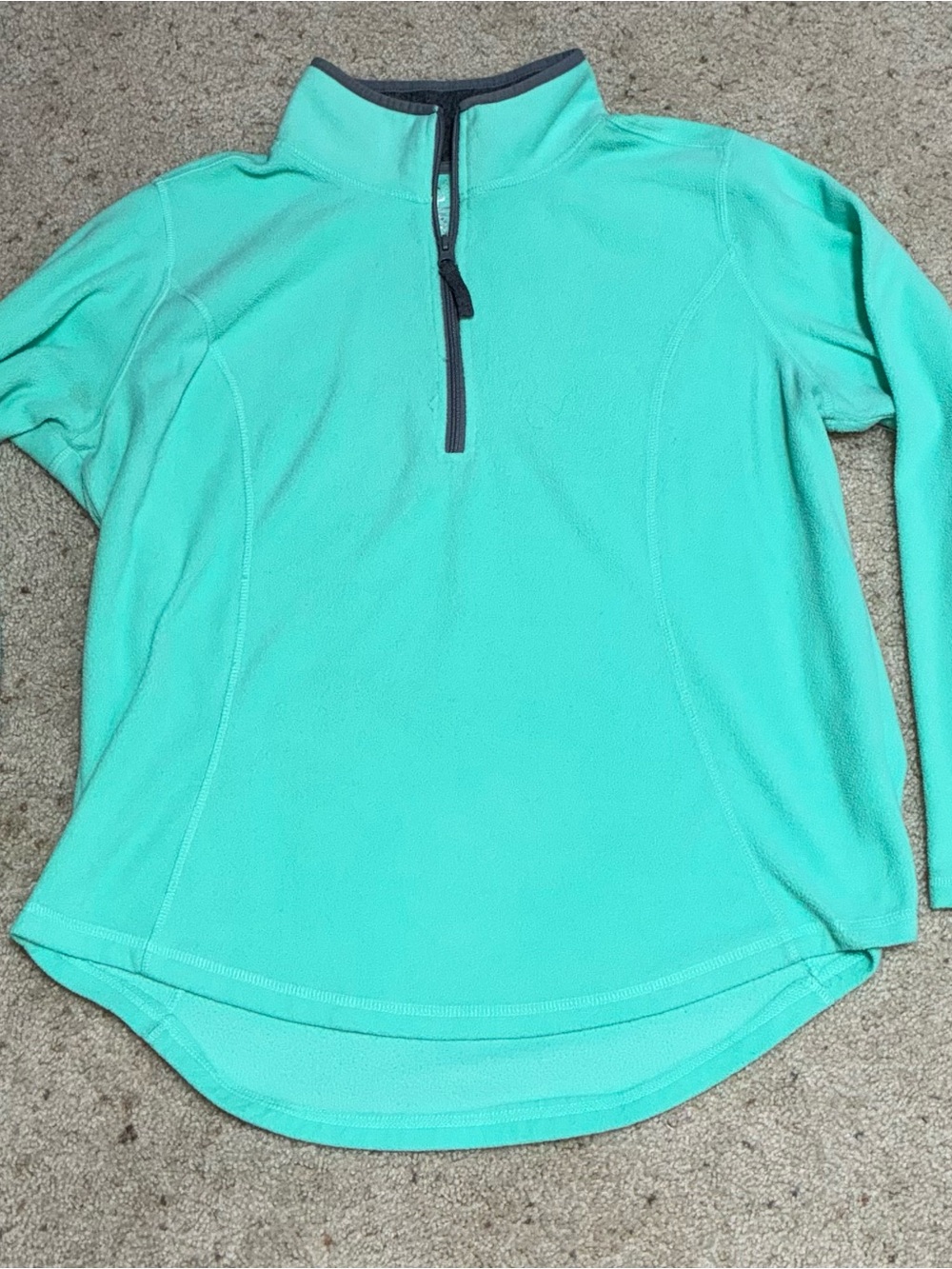 made for life Aqua Mint Quarter-Zip Fleece Pullover
